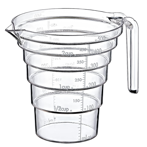  CLEAR MEASURING CUP 500 ML