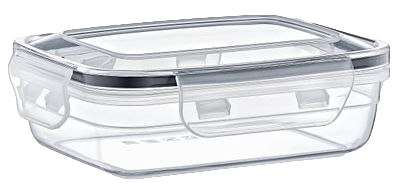 EMBOX COMPARTMENTALIZED TIGHT RECTANGULAR STORAGE CONTAINER